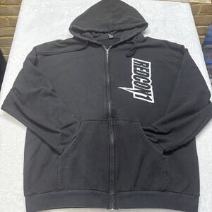 Redcon1 Men's XXL Black Full Zip Cotton Blend Hooded Drawstring Closure Jacket